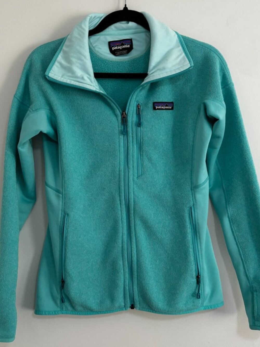 Patagonia Performance Better Sweater Women’s S Jacket Aqua Full Zip
